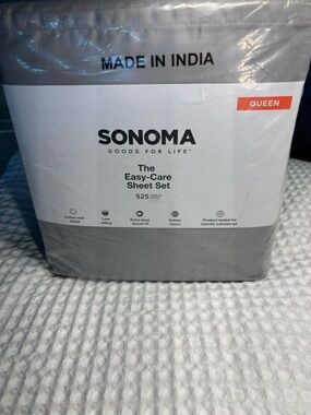 Sonoma Easy-Care Sheet Set in Gray
